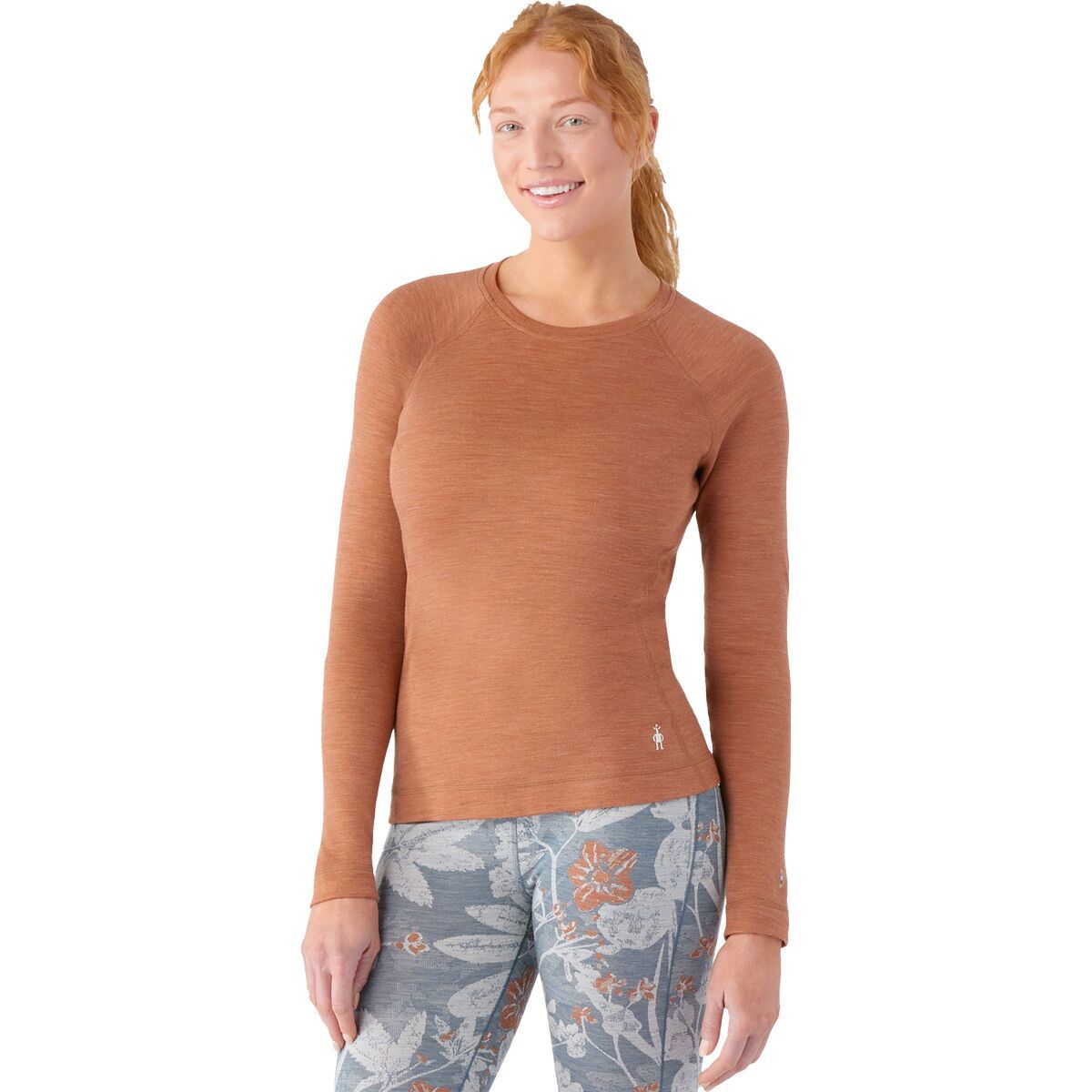 Smartwool Classic Thermal Merino Crew Baselayer - Women's Copper Heather, L