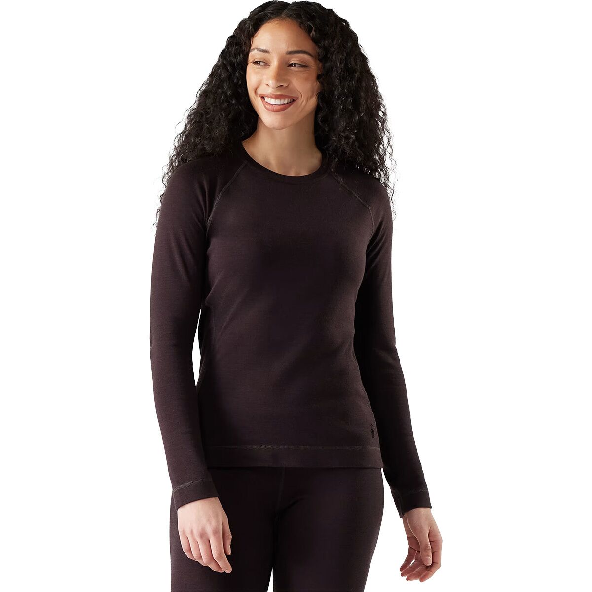 Image of Smartwool Classic Thermal Merino Crew Baselayer - Women's Mink Heather, S