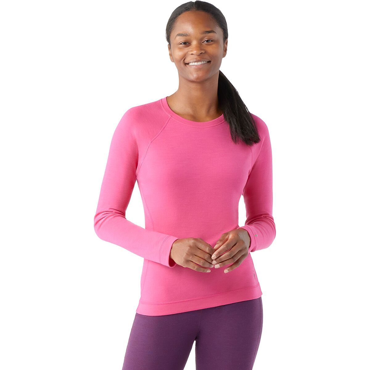 Smartwool Classic Thermal Merino Crew Baselayer - Women's Power Pink, XL