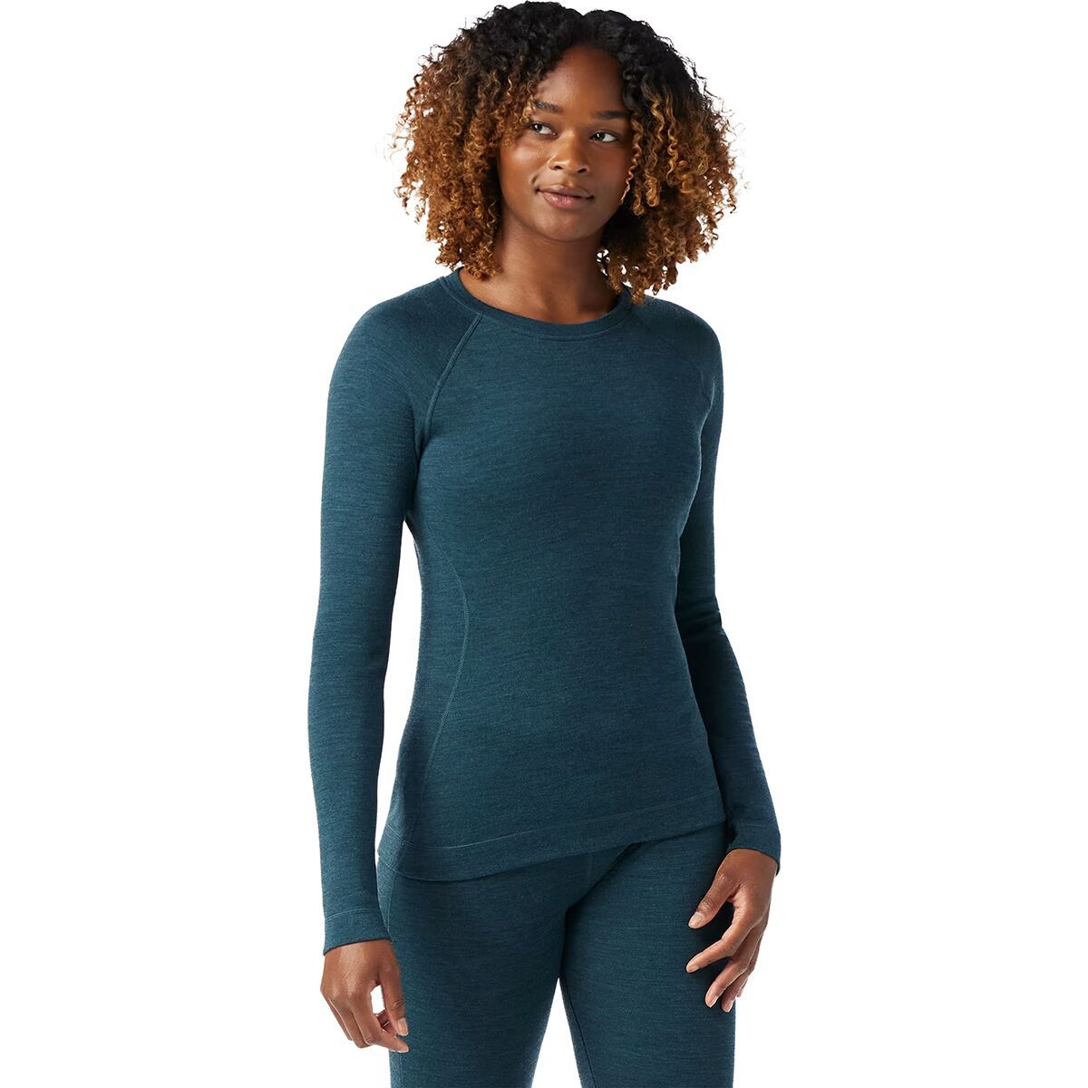 Image of Smartwool Classic Thermal Merino Crew Baselayer - Women's Twilight Blue Heather, S