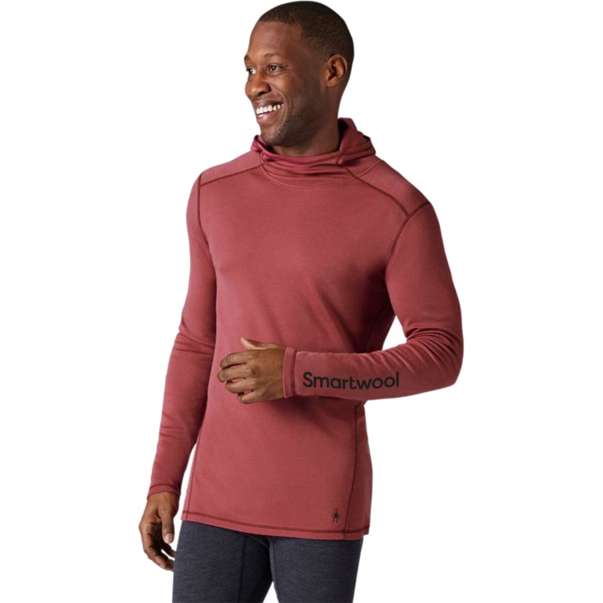 Smartwool Merino 250 Baselayer Plant-Based Dye Logo Hoodie - Men's product image