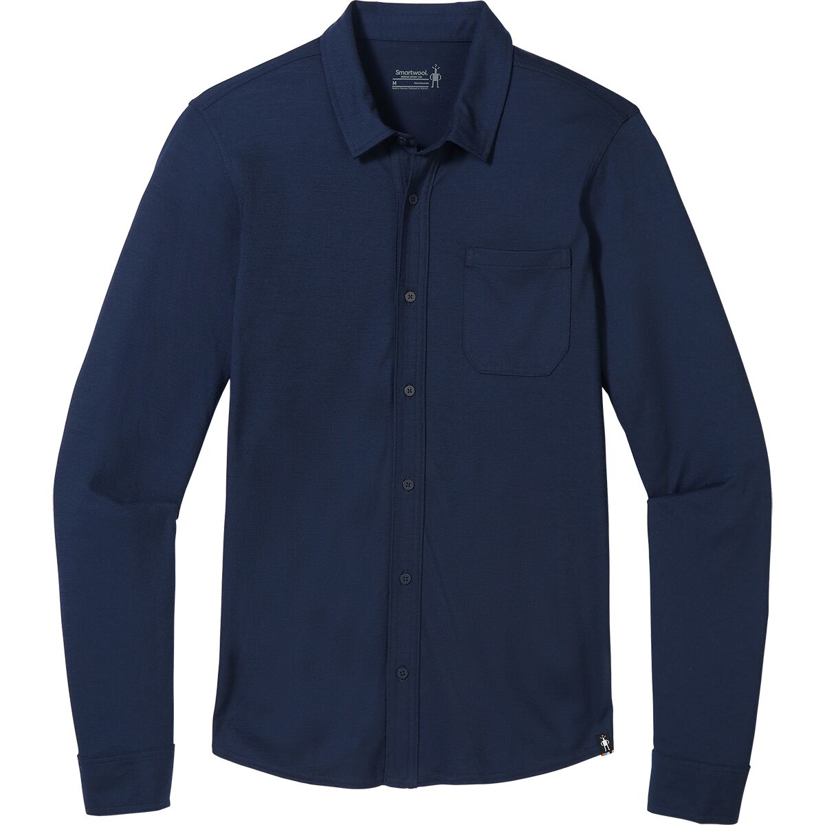 Camicia A Maniche Lunghe Smartwool Uomo - Lana Merino E Poliestere Riciclato, Regolare, Tasca Petto - 4