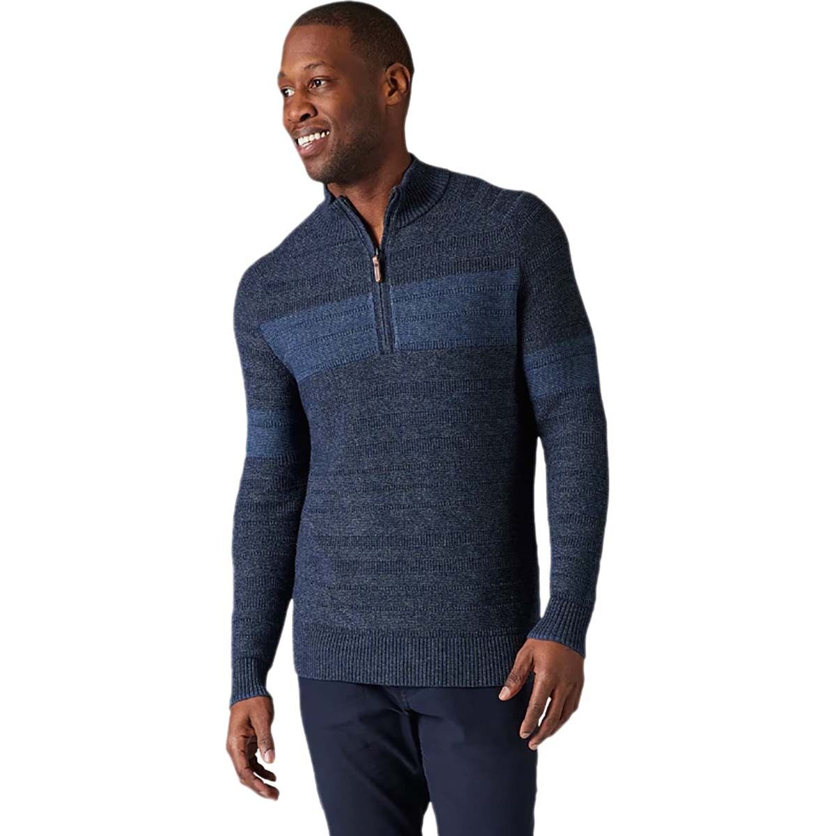 Ripple Ridge Stripe 1/2-Zip Sweater - Men