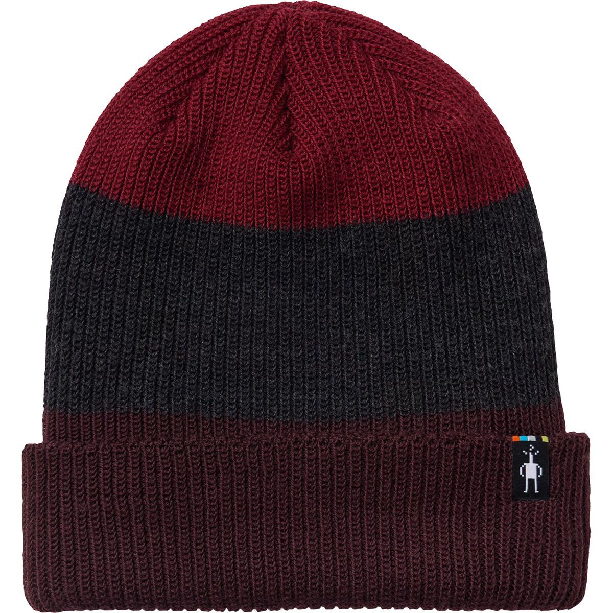 Smartwool Cantar Colorblock Beanie Woodsmoke, One Size