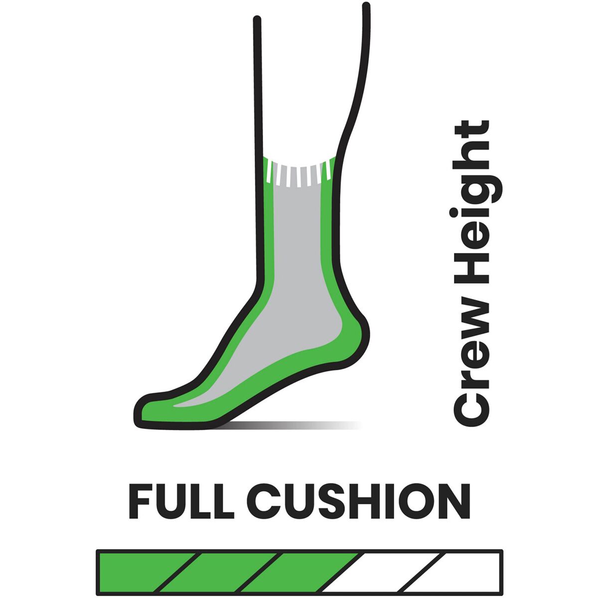Smartwool Herren Hike Classic Edition Full Cushion Crew Hiking Socks 