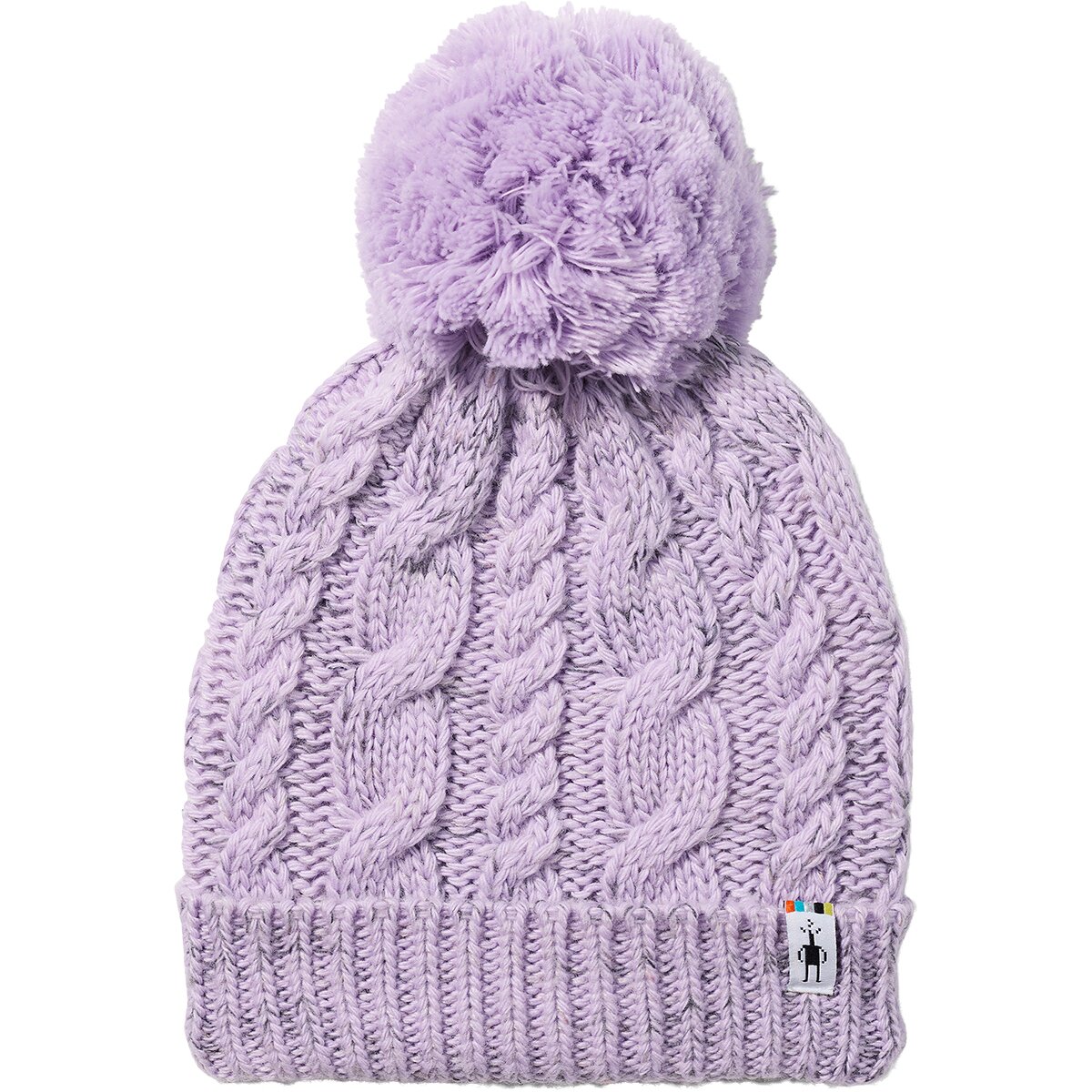 Image of Smartwool Isto Beanie - Kids' Lavender Sky Heather, L/XL