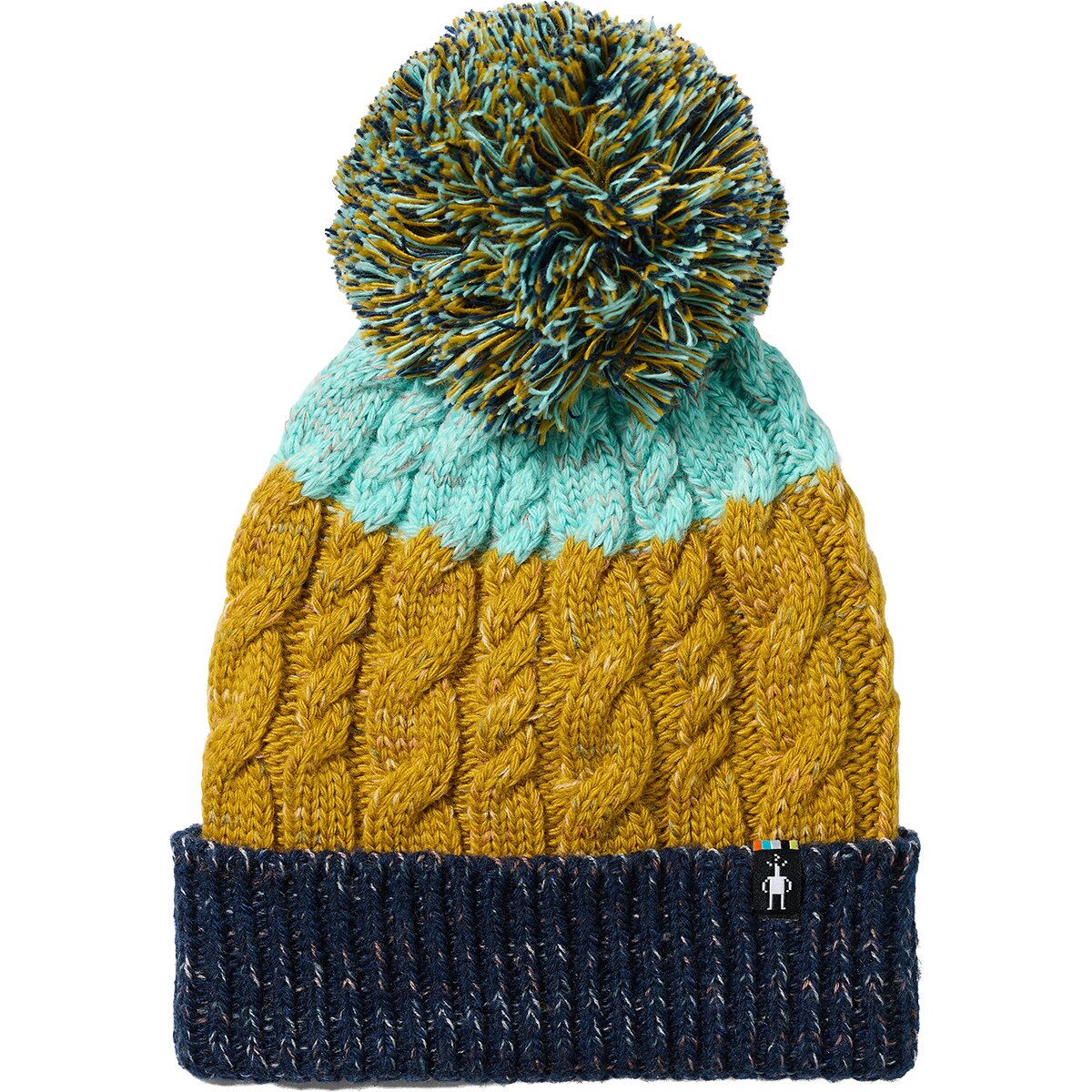 Image of Smartwool Isto Retro Beanie Bronze Olive Heather, One Size