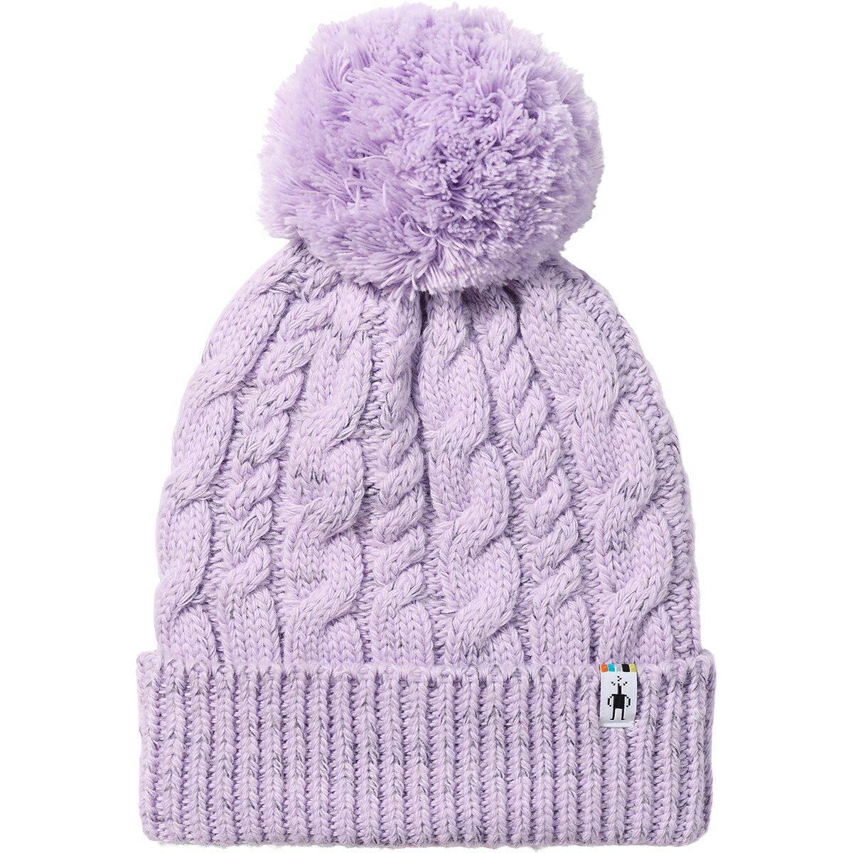 Image of Smartwool Isto Retro Beanie Lavender Sky Heather, One Size