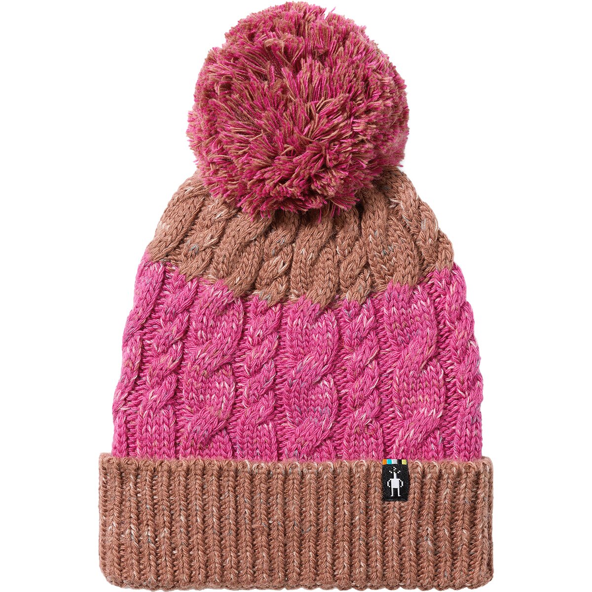 Image of Smartwool Isto Retro Beanie Mocha Heather, One Size