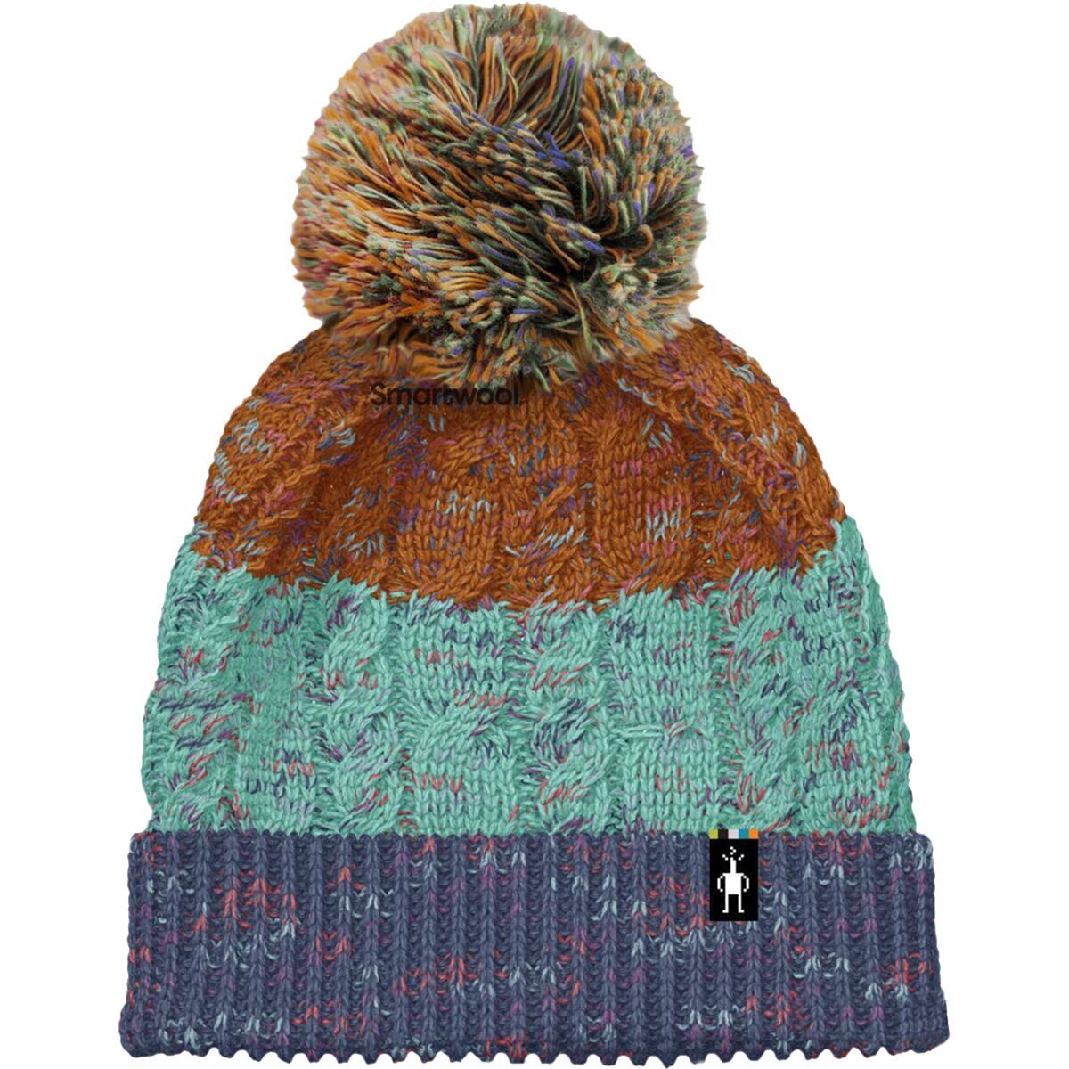 Image of Smartwool Isto Retro Beanie Nightfall Blue, One Size