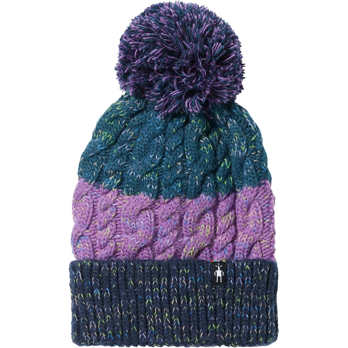 Image of Smartwool Isto Retro Beanie Twilight Blue, One Size