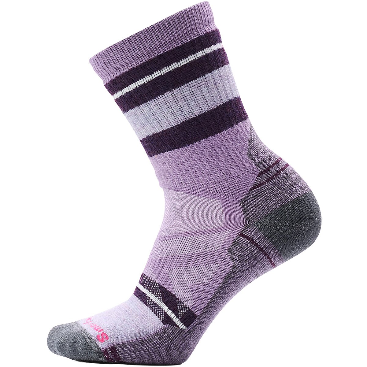 Image of Smartwool Performance Hike Full Cushion Saturnsphere Crew - Women's Purple Dawn, L