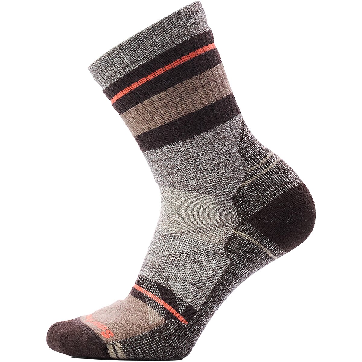Image of Smartwool Performance Hike Full Cushion Saturnsphere Crew - Women's Taupe/Natural Marl, M