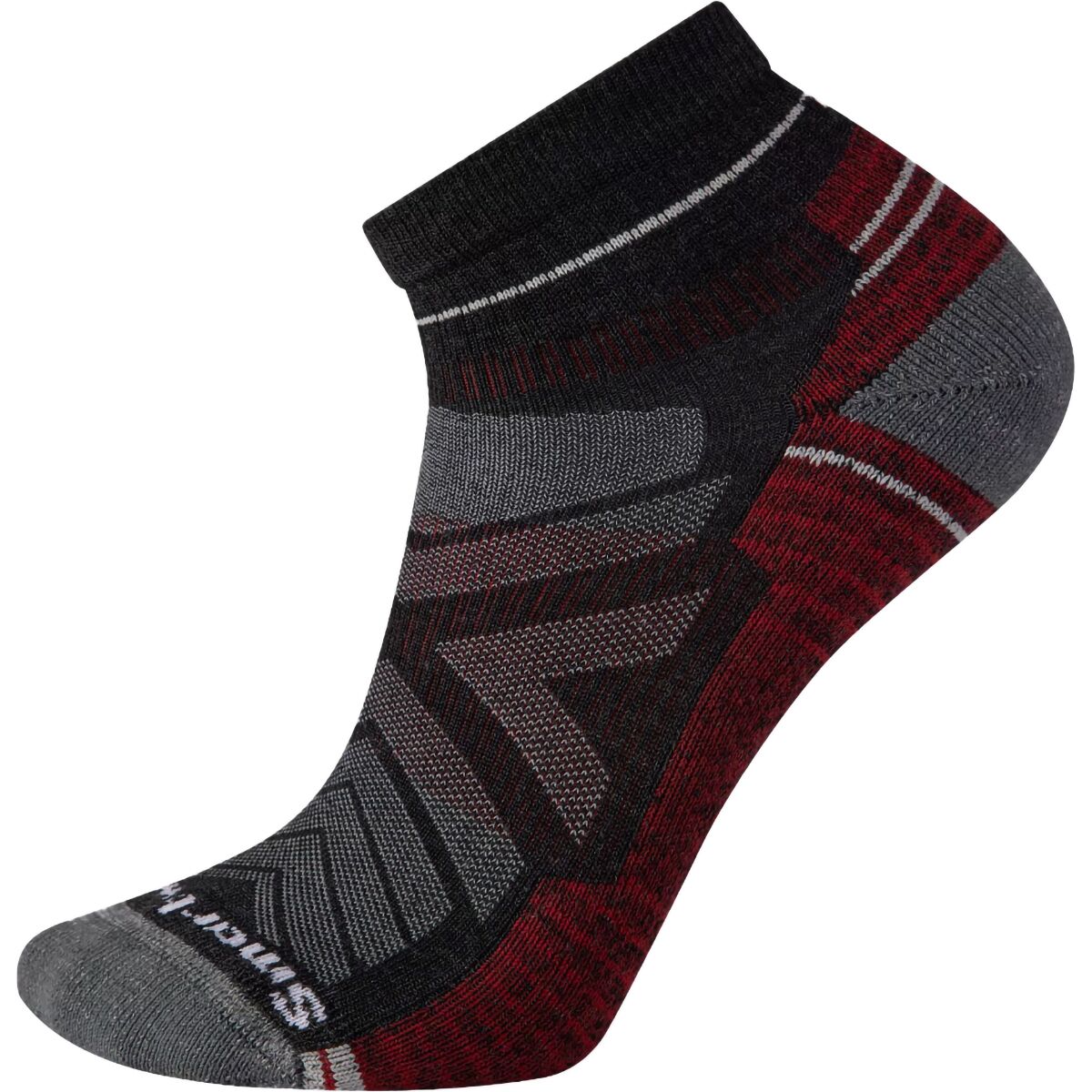 Image of Smartwool Performance Hike Light Cushion Ankle Sock Charcoal, M