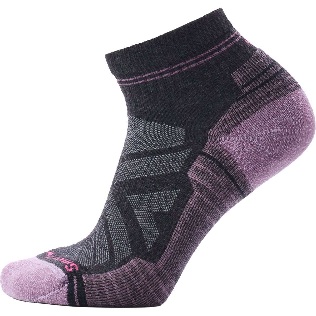 Image of Smartwool Performance Hike Light Cushion Ankle Sock - Women's Charcoal, M