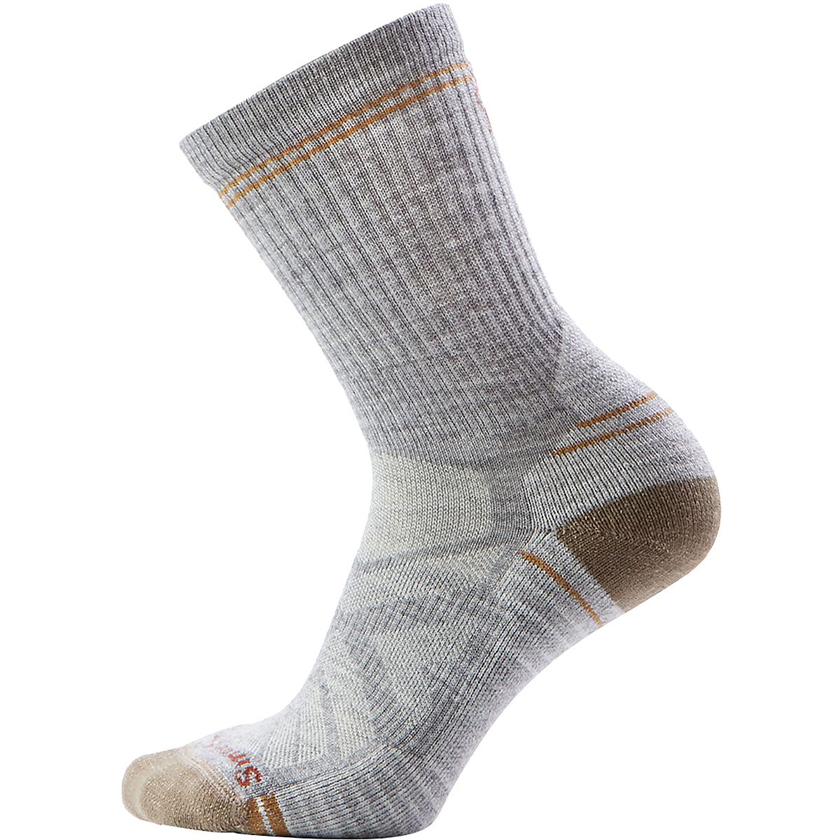 Image of Smartwool Performance Hike Light Cushion Crew Sock - Women's Light Gray/White, M