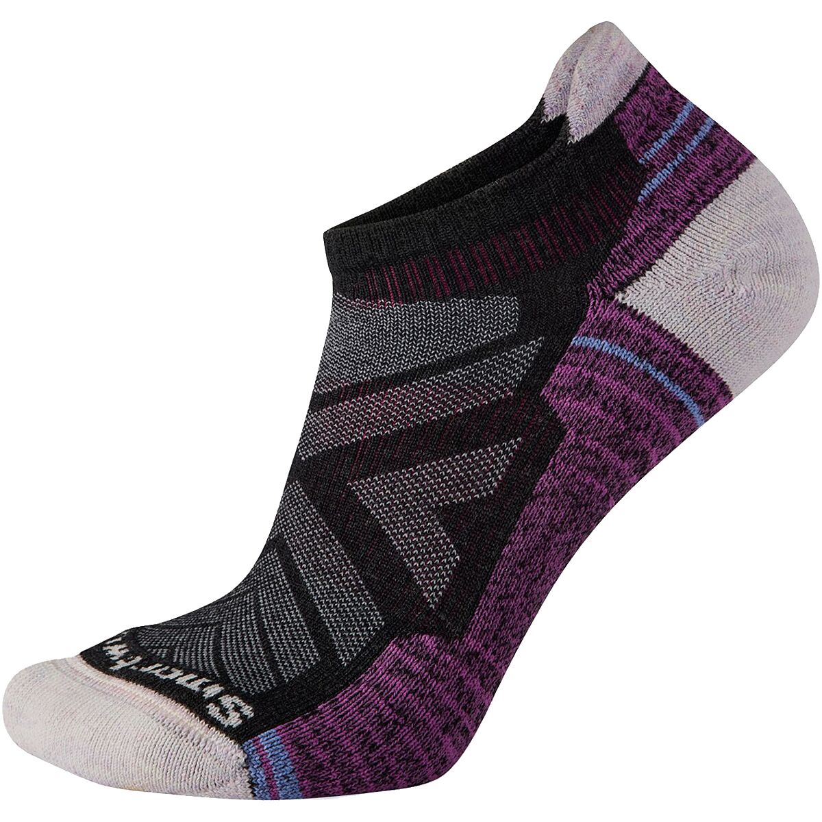 Image of Smartwool Performance Hike Light Cushion Low Ankle Sock - Women's Charcoal, S