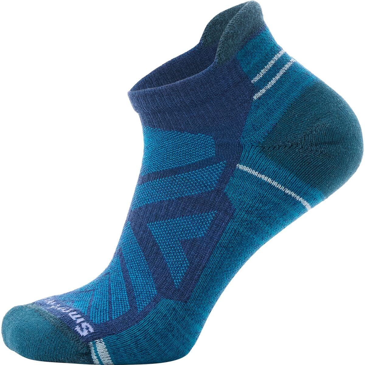 Image of Smartwool Performance Hike Light Cushion Low Ankle Sock - Women's Twilight Blue, L