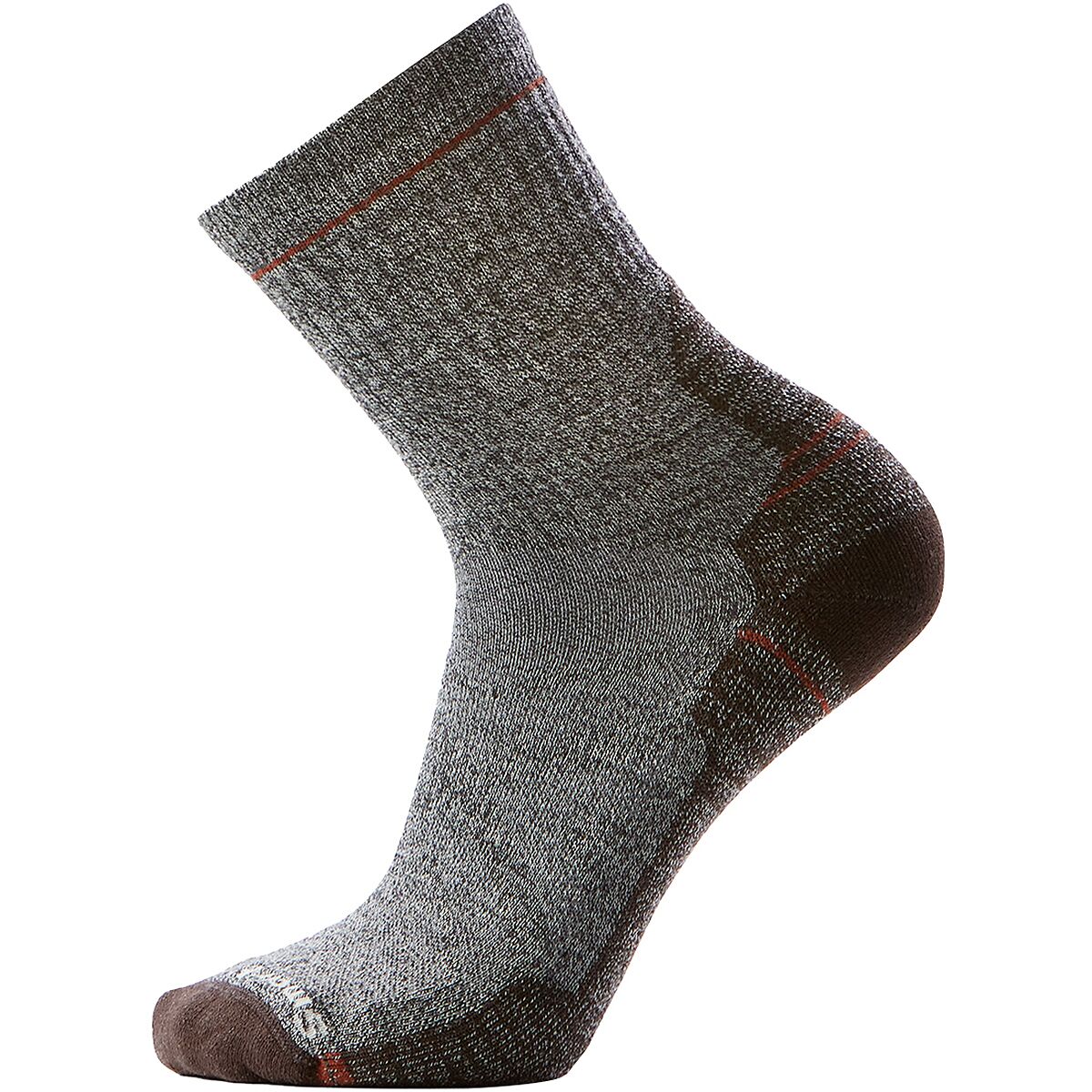 Image of Smartwool Performance Hike Light Cushion Mid Crew Sock Ash-Charcoal, M