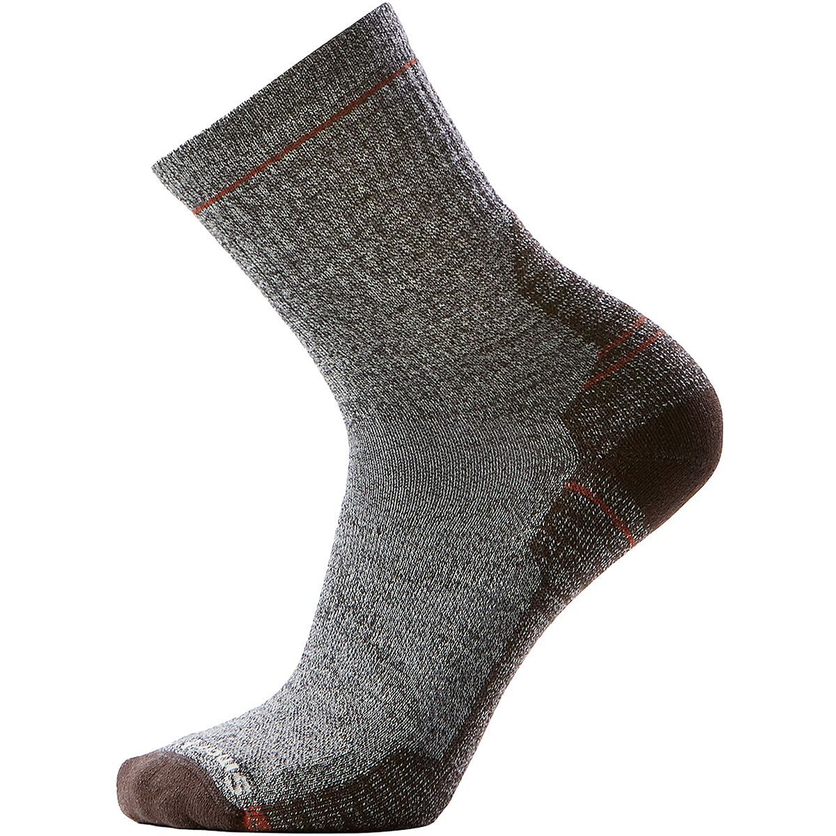 Image of Smartwool Performance Hike Light Cushion Mid Crew Sock Ash-Charcoal, L