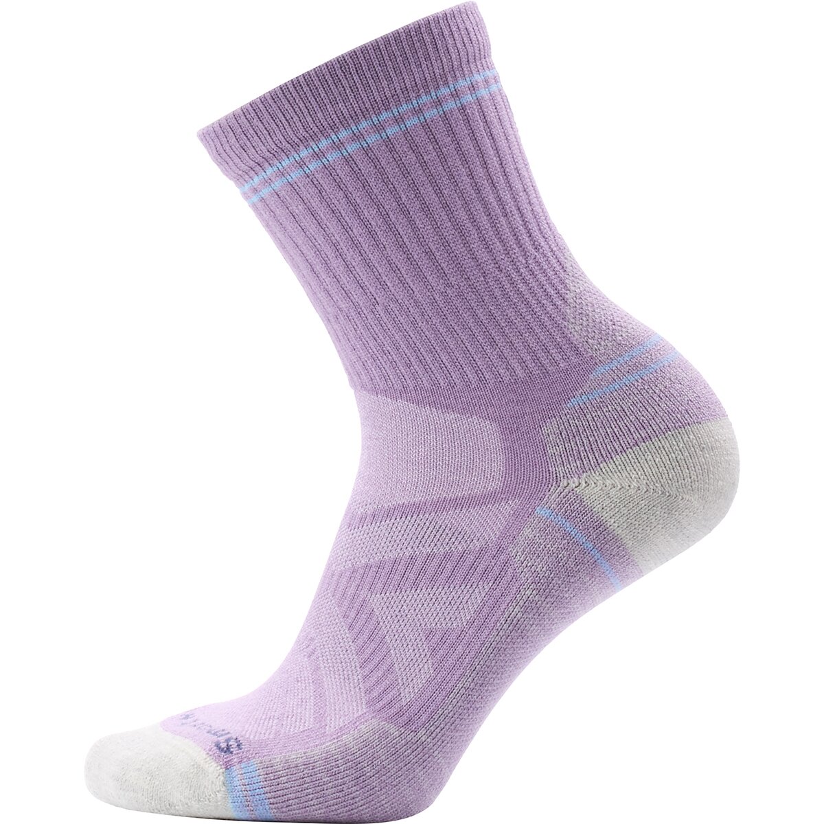 Image of Smartwool Performance Hike Light Cushion Mid Crew Sock - Women's Purple Dawn, S
