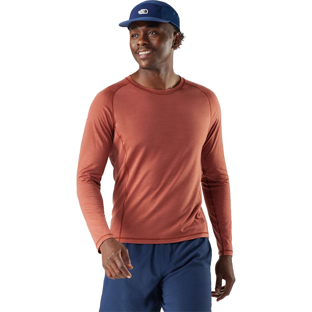 Image of Smartwool Merino Sport Ultralite Long-Sleeve Shirt - Men's Burnt Sienna, M