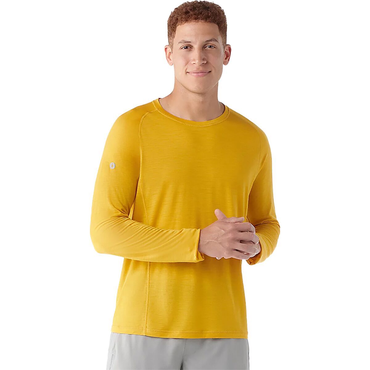 Smartwool Merino Sport Ultralite Long-Sleeve Shirt - Men's Honey Gold, S