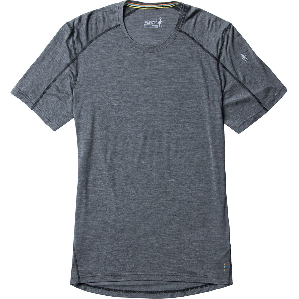 Smartwool Merino Sport Mountain Biking Short-Sleeve T-Shirt - Men's Medium Gray Heather, L