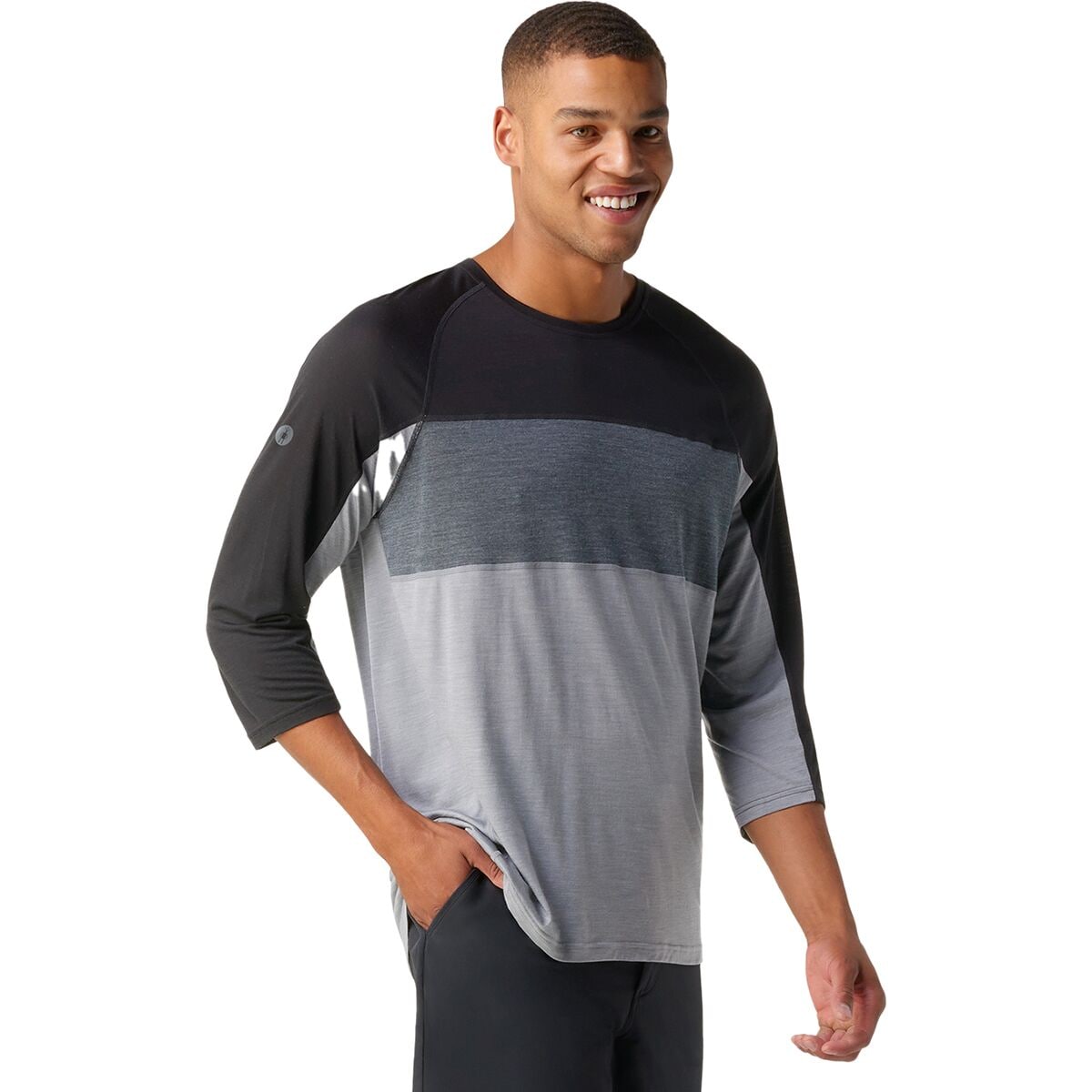 Smartwool Merino Sport Mountain Biking 3/4 Sleeve Men's - Clothing