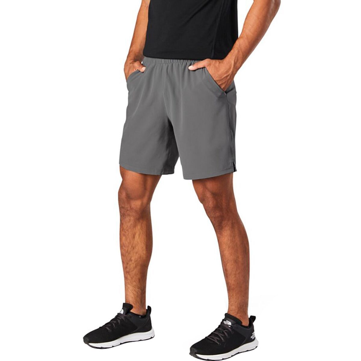 Smartwool Merino Sport Lined 8in Short - Men's Medium Gray, S