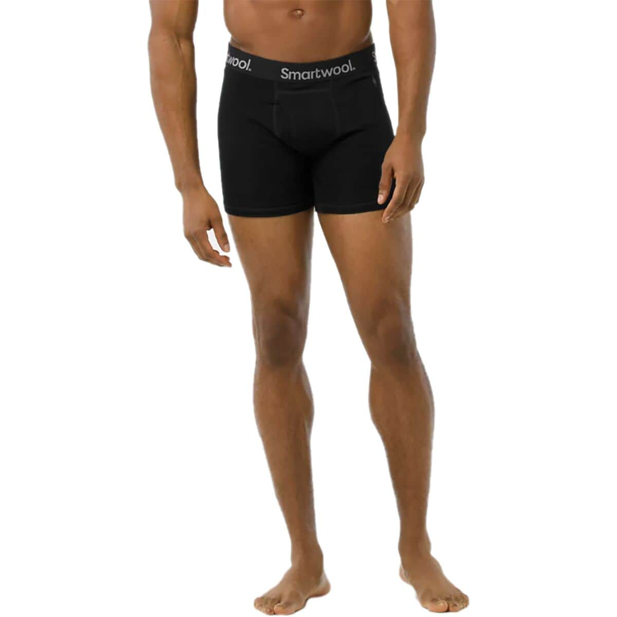 Smartwool Boxer Brief - Men's, Black, S at  Men's Clothing store