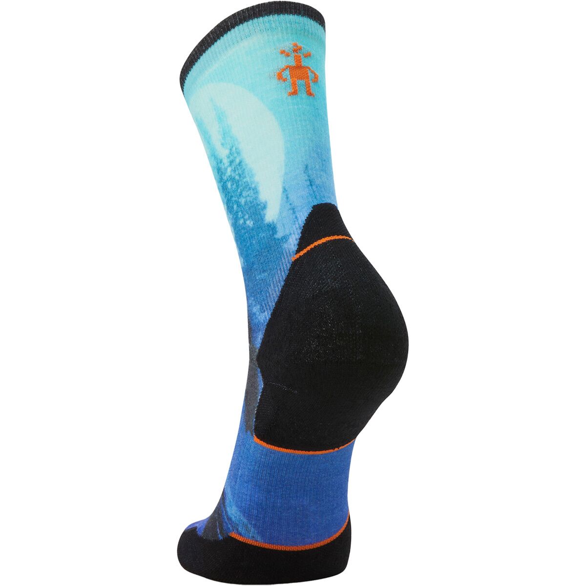 Smartwool Athlete Edition Run Raven Print Crew Sock - Clothing