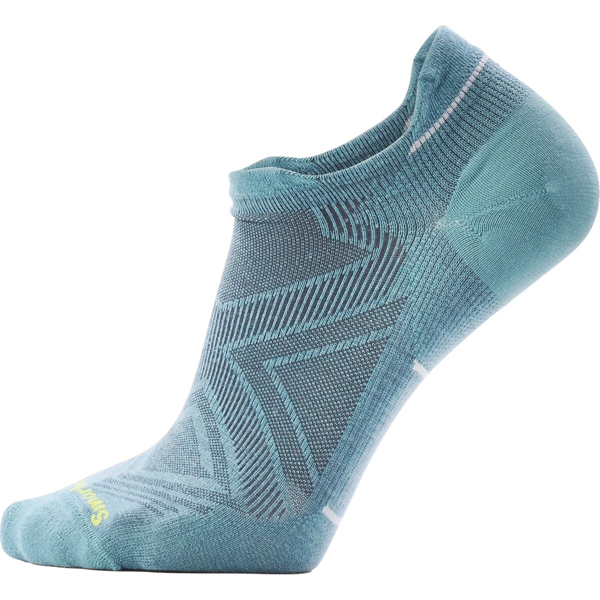 Image of Smartwool Run Zero Cushion Low Ankle Sock Dusty Teal, L
