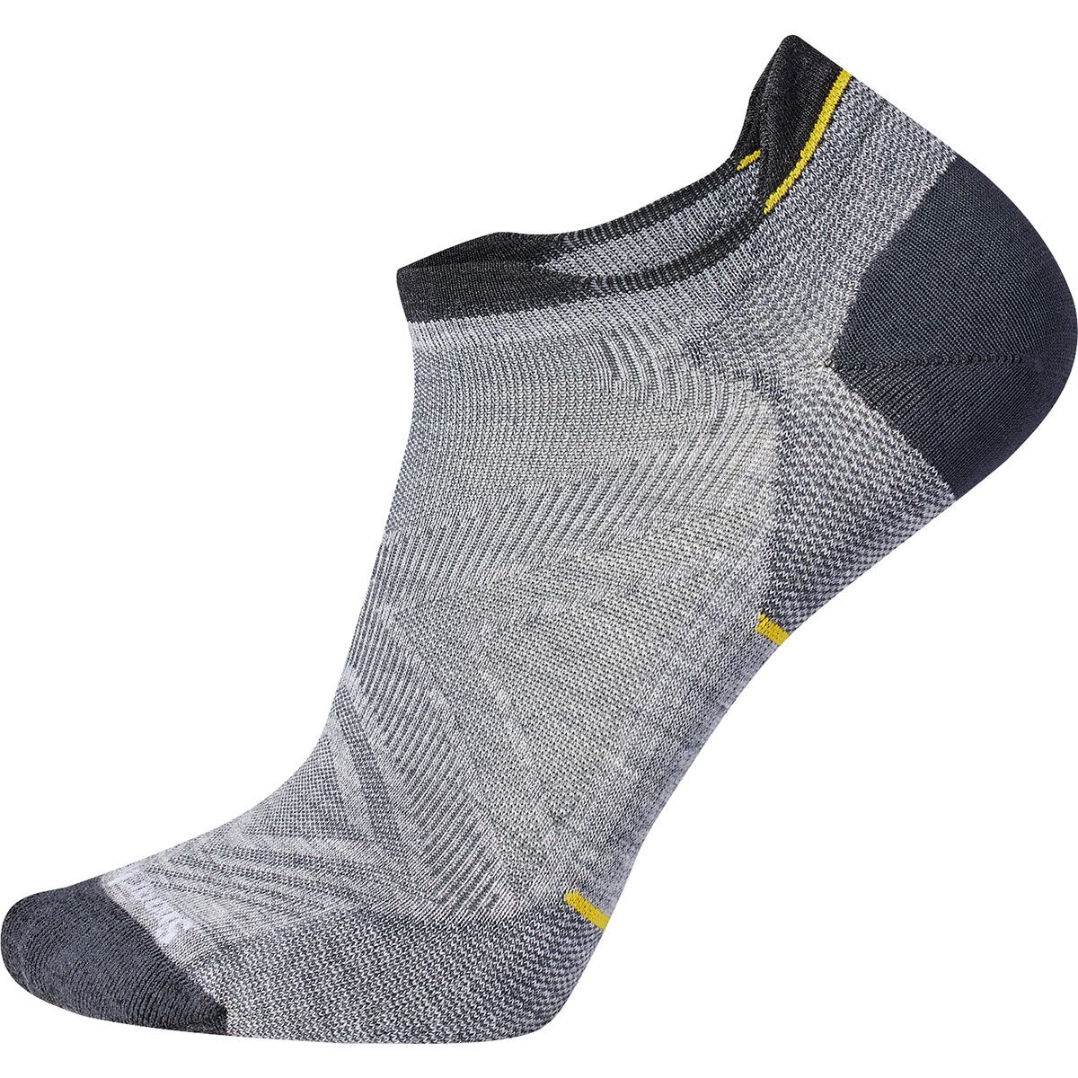 Image of Smartwool Run Zero Cushion Low Ankle Sock Light Gray, S