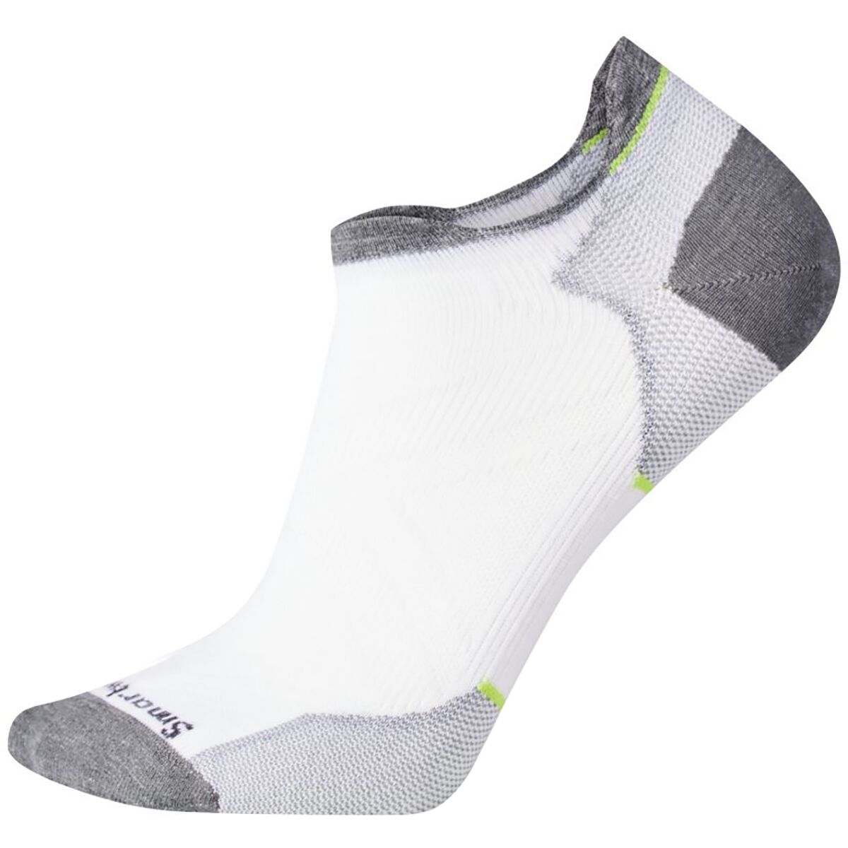 Image of Smartwool Run Zero Cushion Low Ankle Sock White, M