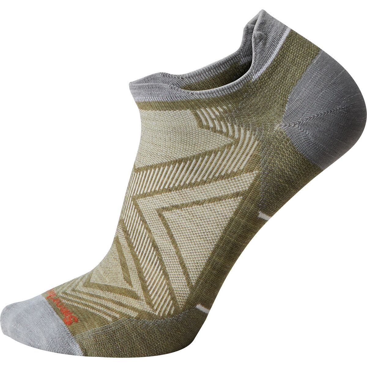 Image of Smartwool Run Zero Cushion Low Ankle Sock Winter Moss, M