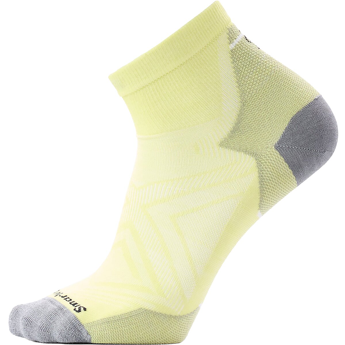 Image of Smartwool Run Zero Cushion Ankle Sock Lemongrass, L