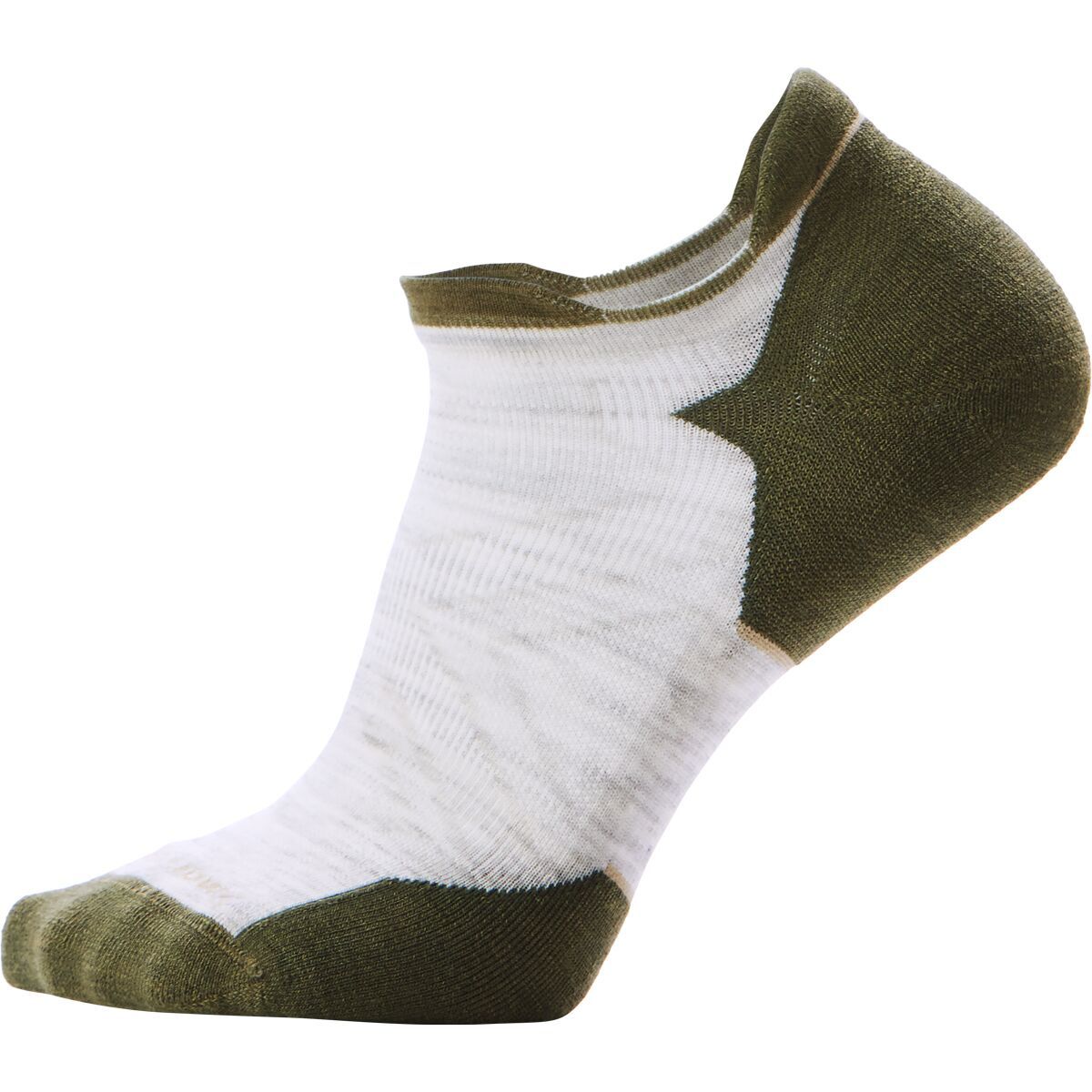 Image of Smartwool Run Targeted Cushion Low Ankle Sock Ash/Winter Moss, M