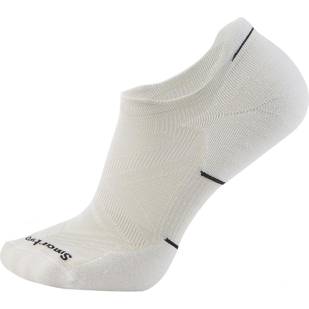 Image of Smartwool Run Targeted Cushion Low Ankle Sock Black/White, L
