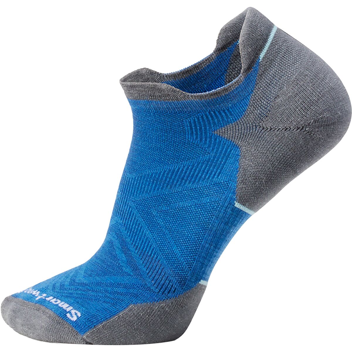 Image of Smartwool Run Targeted Cushion Low Ankle Sock Laguna Blue, M