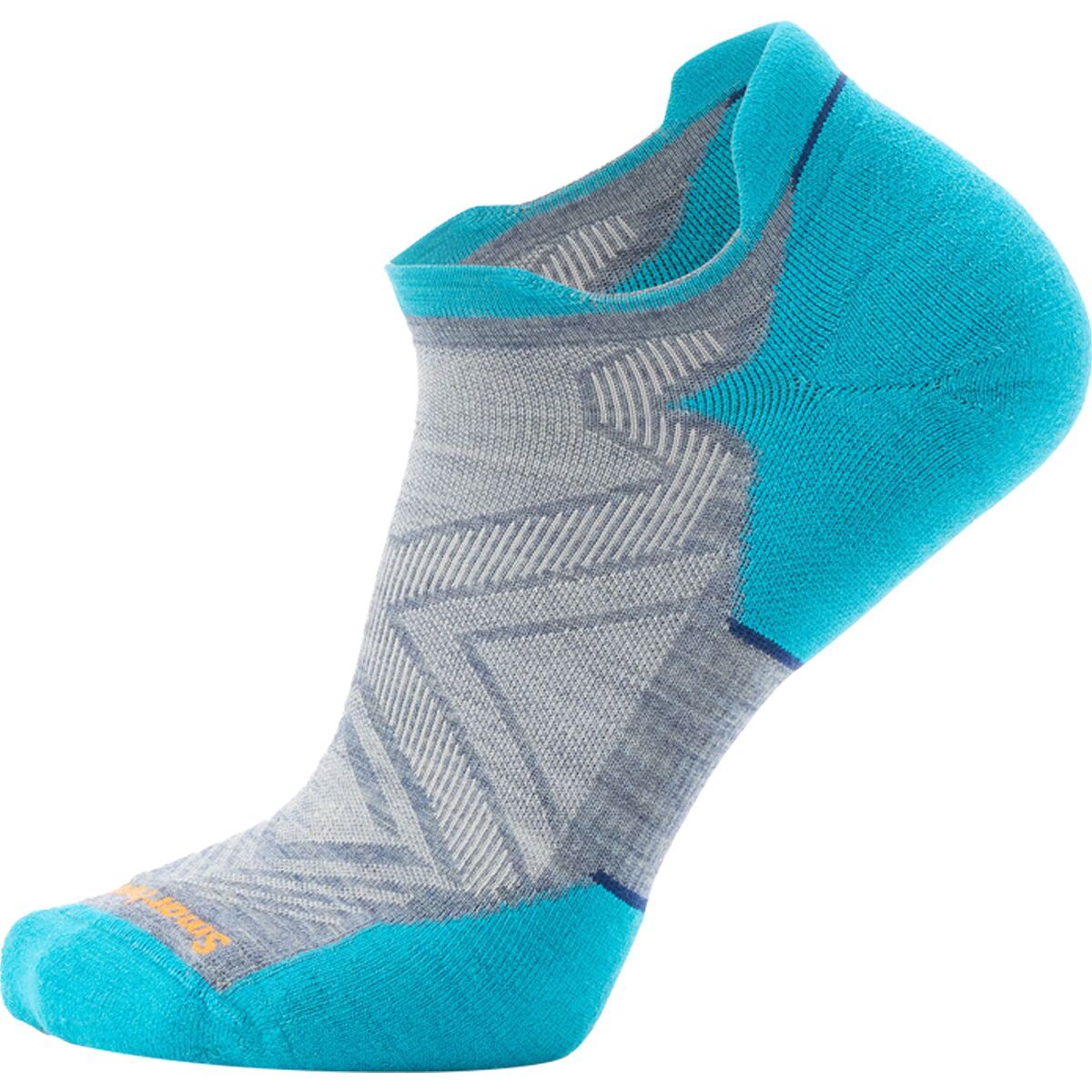 Image of Smartwool Run Targeted Cushion Low Ankle Sock Pewter Blue, L