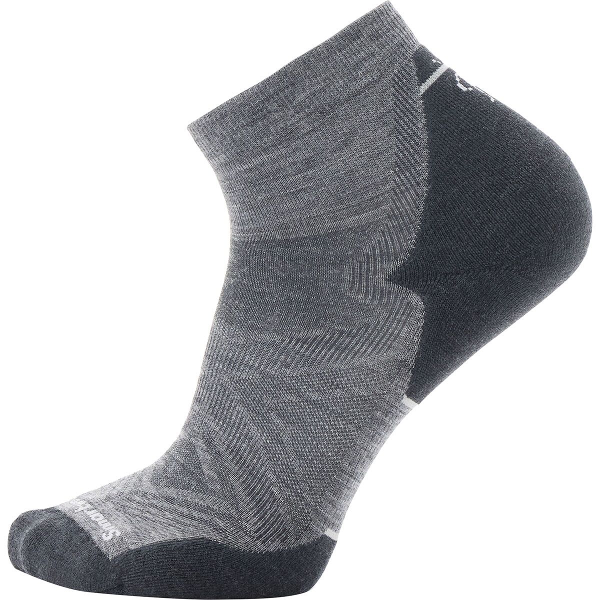 Image of Smartwool Run Targeted Cushion Ankle Sock Medium Gray, XL