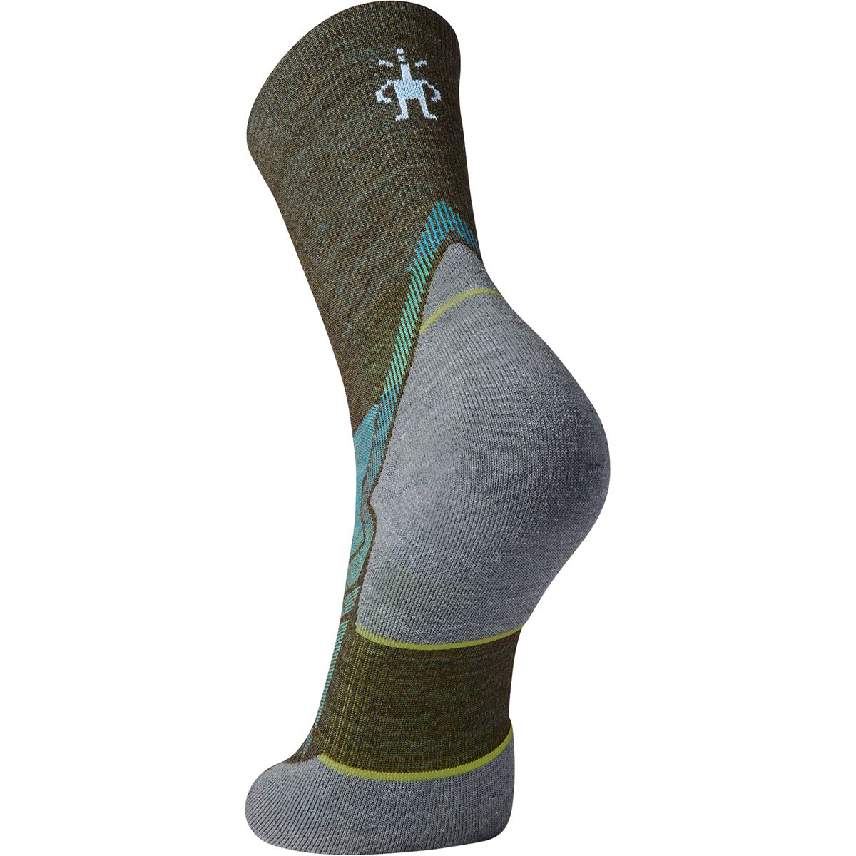 Smartwool Donna, Calzini Run Targeted Cushion Mid Crew, Ultra Violet, L