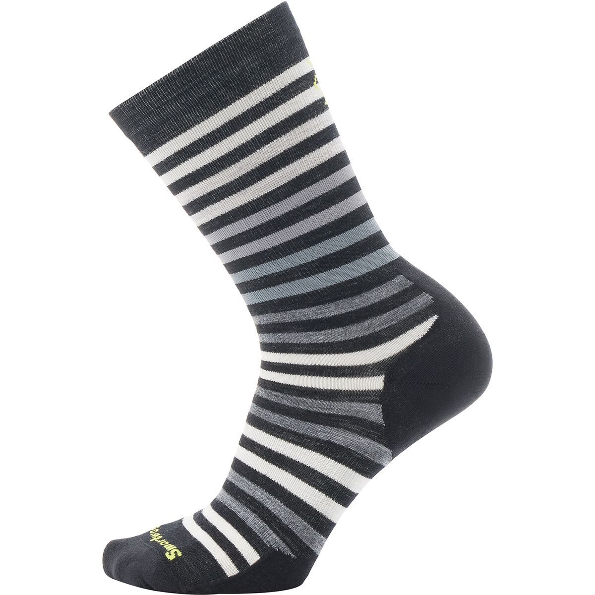 Image of Smartwool Everyday Spruce Street Crew Sock Black/White, L