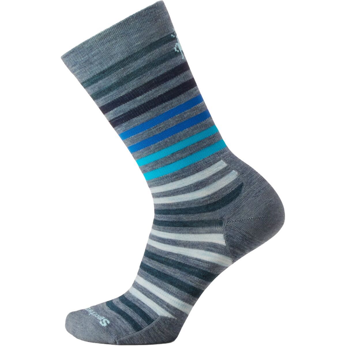 Image of Smartwool Everyday Spruce Street Crew Sock Pewter Blue, S