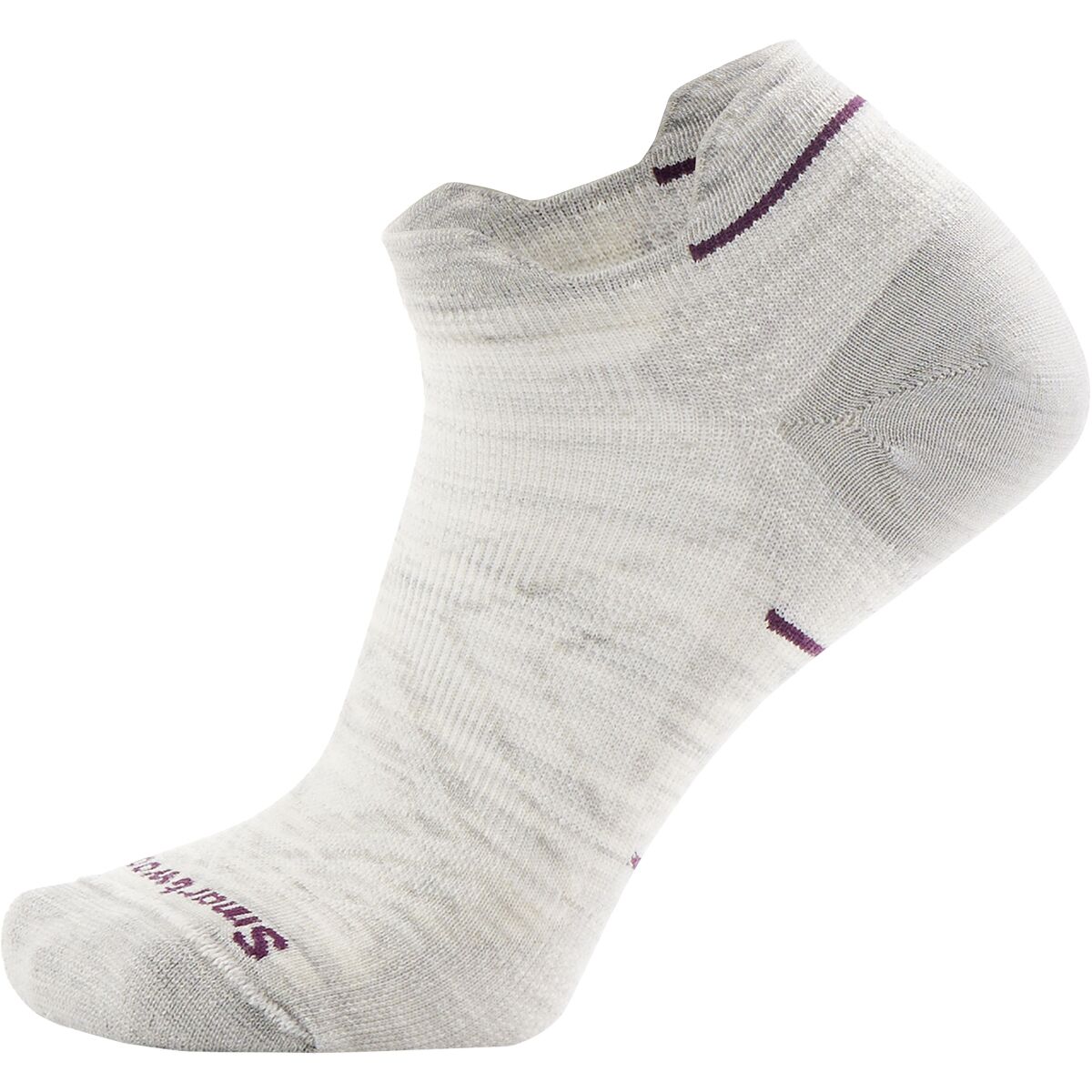 Image of Smartwool Run Zero Cushion Low Ankle Sock - Women's Ash, M
