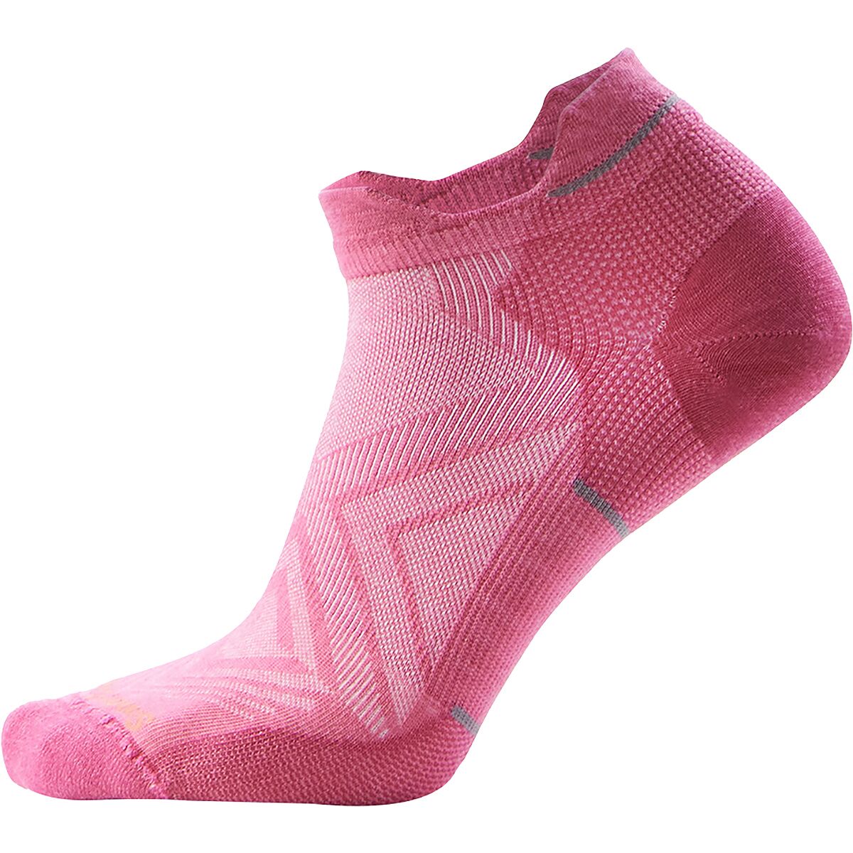 Image of Smartwool Run Zero Cushion Low Ankle Sock - Women's Garden Pink, M