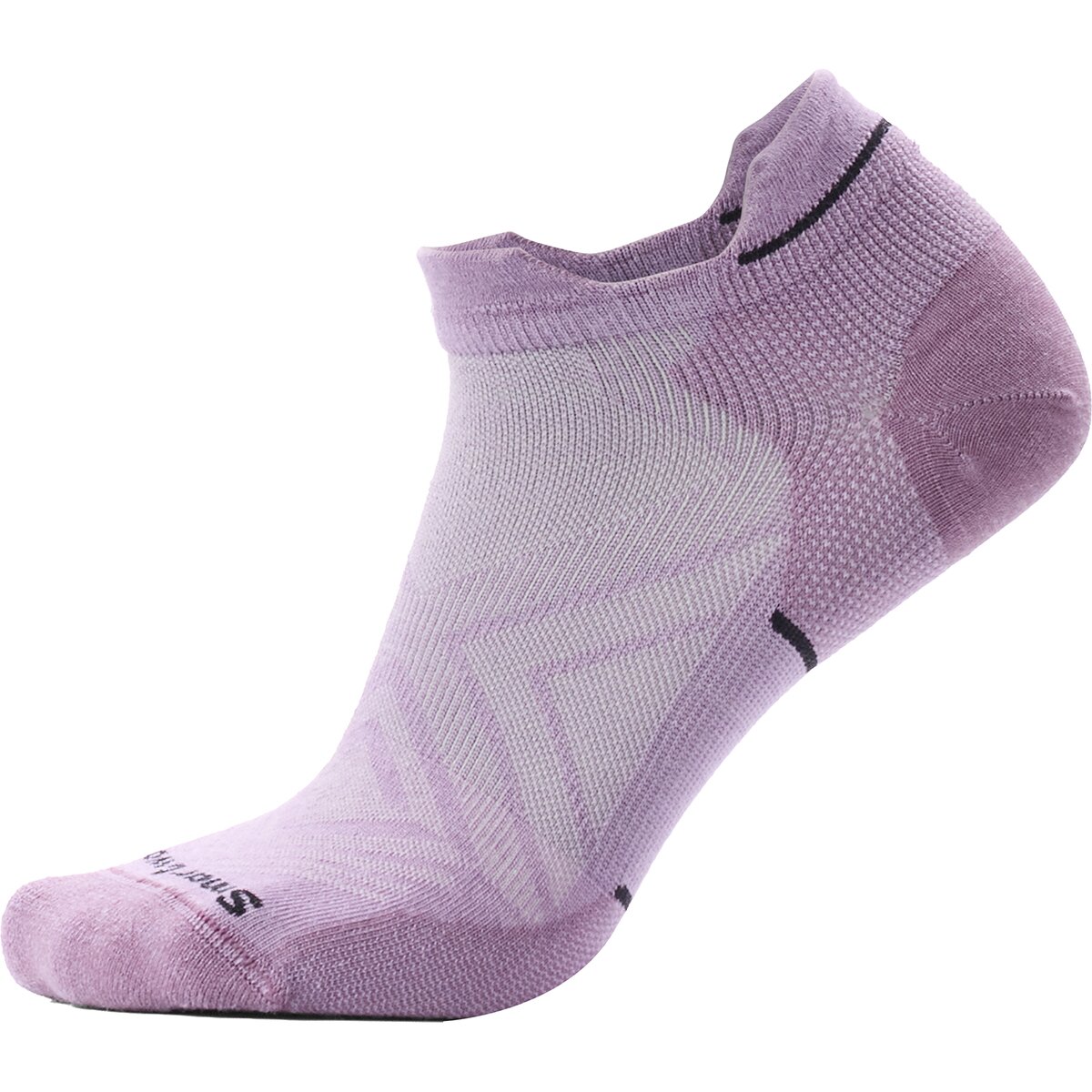Image of Smartwool Run Zero Cushion Low Ankle Sock - Women's Purple Dawn, L