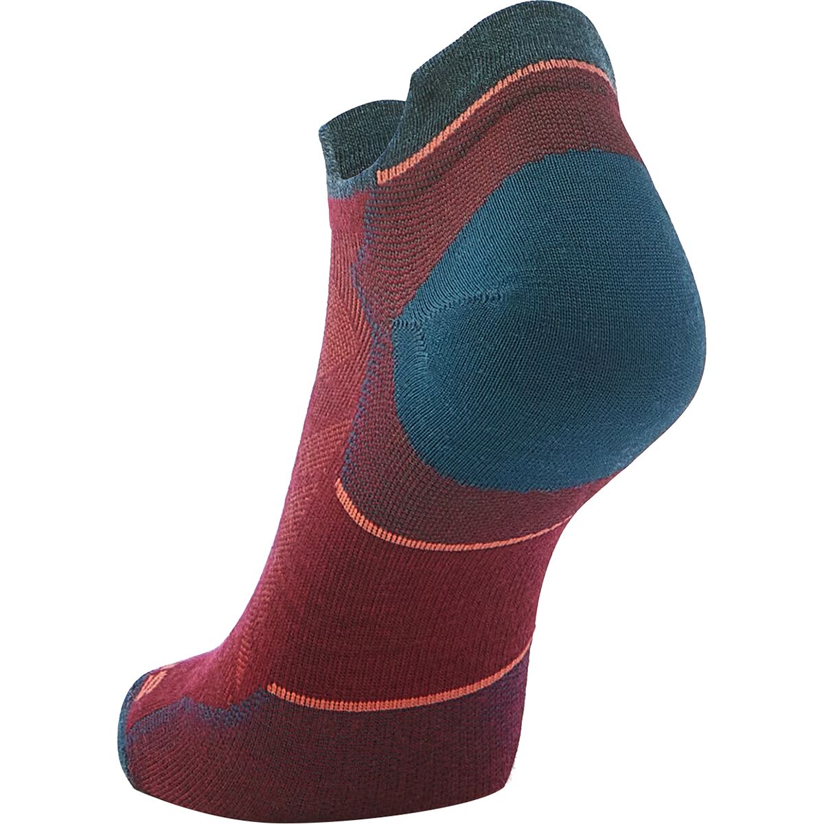Chaussettes Basses Smartwool Run Zero Cushion - Femme - Noir/Bleu - Taille M