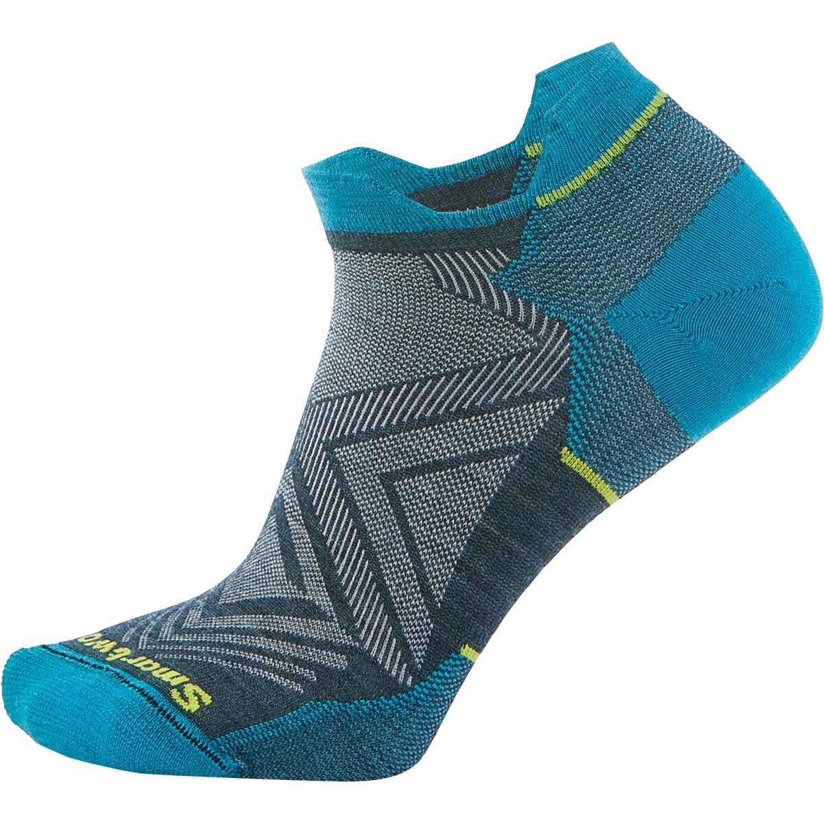 Image of Smartwool Run Zero Cushion Low Ankle Sock - Women's Twilight Blue, S